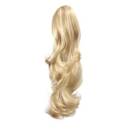 OneDor 20" Curly Synthetic Clip In Claw Drawstring Ponytail Hair Extension Synthetic Hairpiece 190g with a jaw/claw clip (R1488H)