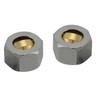 Plumb Pak PP81PC Compression Nut with Ring, 3/8 in Od,