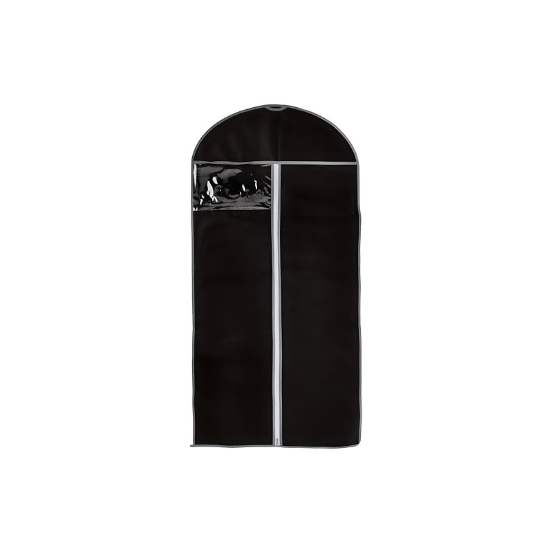 AKORD 3 Pack Breathable 47" Garment Bags for Suits, Dresses