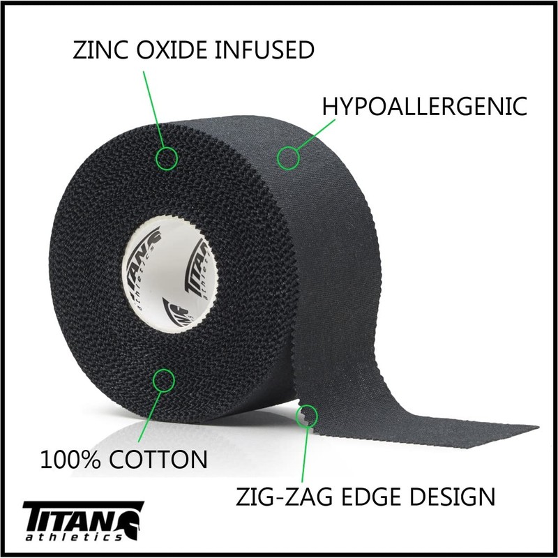 TITAN athletics Premium Quality - Black Athletic Tape - 1.5