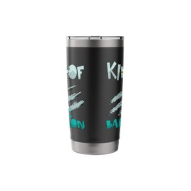 King Of Badminton Shuttlecock Player Racquet Sport Badminton Stainless Steel Insulated Tumbler