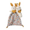 VERTBAUDET Retro Flower Rabbit + Rattle Comforter