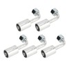 10 Pcs 3/8in Air Conditioning 90 Degree Beadlock Aluminum AC
