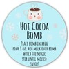 Hot Cocoa Bomb Stickers Hot Chocolate Bomb Directions Christmas Winter