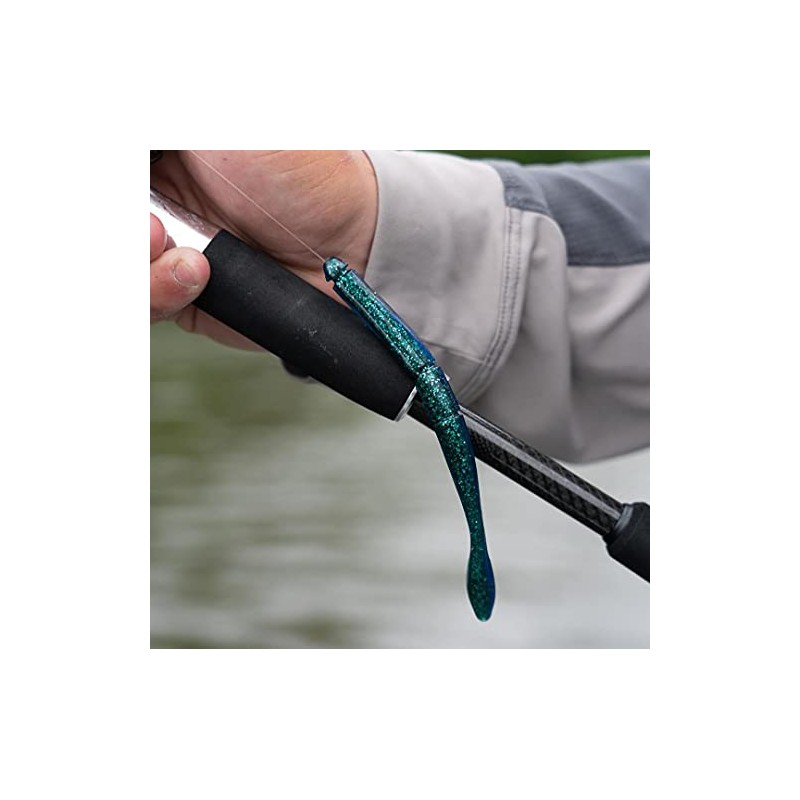 Bubble Butt Worm - 5" - 5/16oz - Collar Green