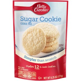 Betty Crocker Snack Size Cookie Mix-Sugar-6.25 Oz-3 Pack