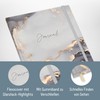 paper&you® Bullet Journal Dotted A4+ with Elastic Band [Grey Marble]