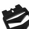 YHMTIVTU Chin Fairing Spoiler Lower Radiator Black Cover For Harley