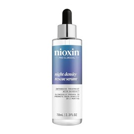 Nioxin Night Density Rescue Sérum Nocturno para Densidad y Grosor del Cabello, con Cafeína y Jengibre, 70 ml