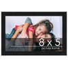 Poster Palooza 8x5 Frame Black Solid Wood Picture Frame -