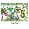 Five A-Saurus Birthday Decoration Dinosaur 5th Birthday Party Supplies Five