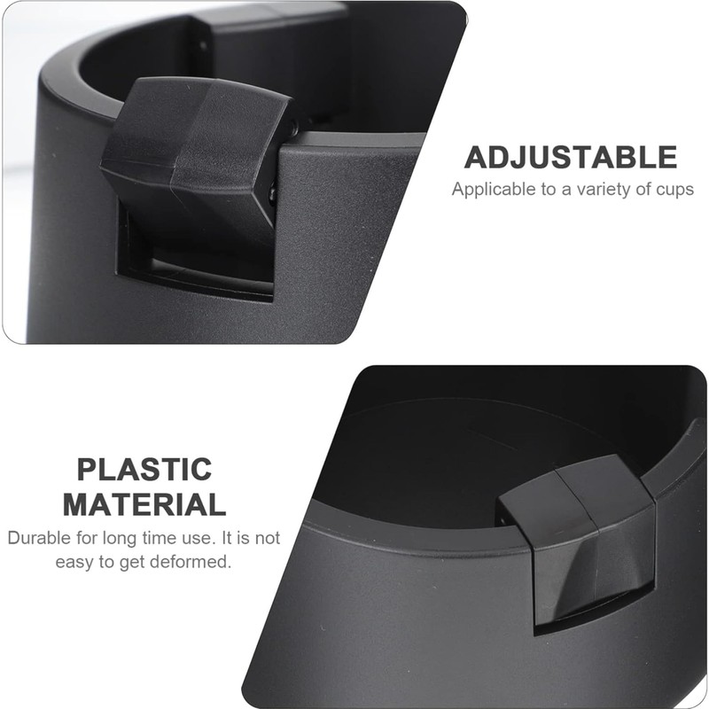 2 Pack Adjustable Anti-Spill Cup Holder for Desk – Non-Tipping,