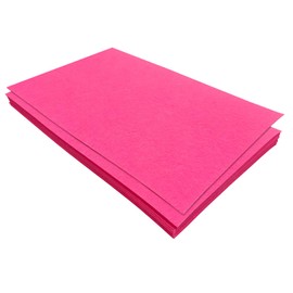 Stiff Felt Sheets, 11 Pcs Felt Fabric, 17.78×28.7cm Color Felt for Crafts, Craft Felt Square for for Sewing (Dark Pink)
