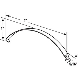Prime-Line Products B 803 Screen Door Top Tension Spring, Mill,(Pack of 2)
