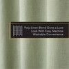 TOWN & COUNTRY LUXE Davos Solid Linen Texture Indoor Curtains,
