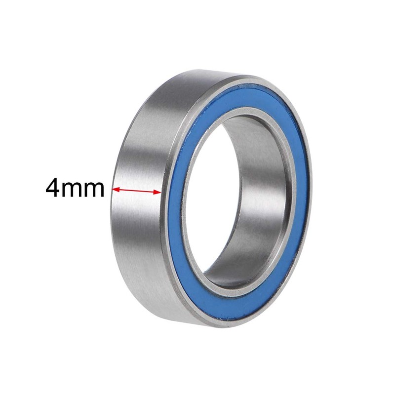 sourcing map 6700-2RS Deep Groove Ball Bearings Z2 10mm x