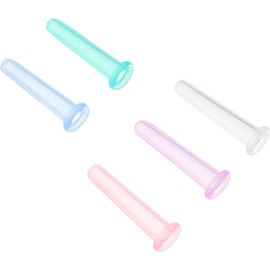 5Pcs Colorful Facial Cupping Set Silicone Face Anti Aging Massage Cupping Cups Anti- Aging Beauty Tool for Face Eye Neck Back Body Massage, Face, Skin Care, Face