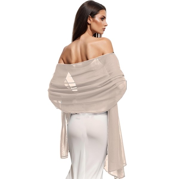 Wander Agio Womens Shawl Party Wraps Evening Dress Bridesmaid Long