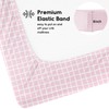 Yoofoss Travel Cot Sheets 95 x 65cm Fitted Cozy &