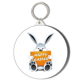 Gift Insanity EASTER BUNNY SHORT CHAIN KEYRING BOTTLE OPENER