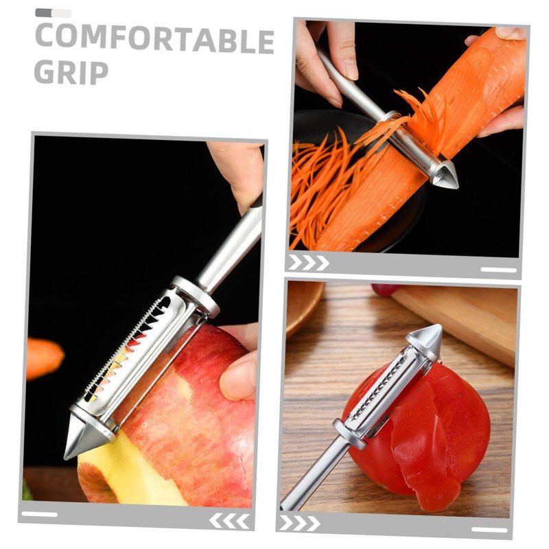 COLLBATH Multi Functional Vegetable Peeler and Grater Tool Ergonomic Kitchen