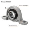 sourcing map 4pcs KP004 Flanged Pillow Block Bearings 20mm Bore,
