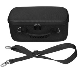 RAIALL Hard Travel Case for NEW Bose SoundLink Max Large Portable Waterproof Bluetooth Speaker Protective Carrying Pouch Bag with Mesh Pocket fit USB-Cable and Other Small Accessories, Black