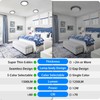 Peasur 7 inch LED Ceiling Light, 3000K/3500K/4000K/5000K/6500K Adjustable Flush Mount