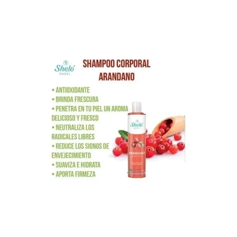 3 Shampoo Corporal Arándano Aroma Delicioso & Fresco+ Regalo