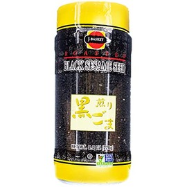J-BASKET Sesame Seeds, Black, 8-Ounce (Pack of 4)