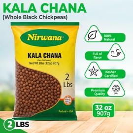 Kala Chana (Black Chickpeas) – Whole Dried Chana for Cooking | Protein-Rich Legume for Salads, Curries & Stews | Pantry Staple for Grocery