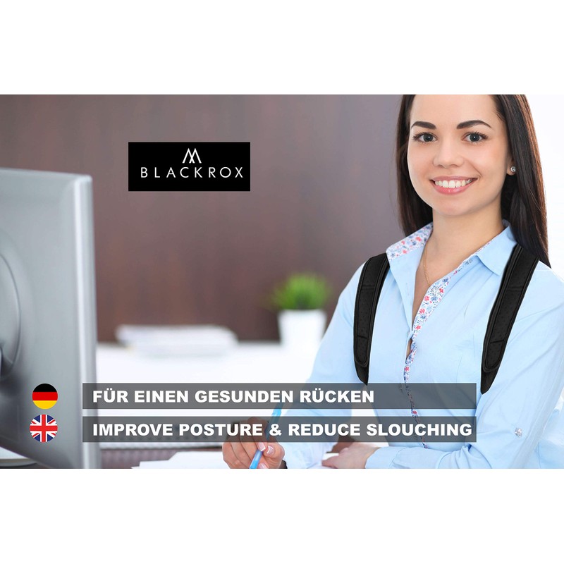 BLACKROX Back Stabiliser Posture Corrector for Shoulder & Back Straightener