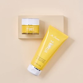 M. Asam Vitamin C Fresh Cleansing Gel (200 ml) | Cleans thoroughly without drying out with gentle exfoliating effect refined and revitalised