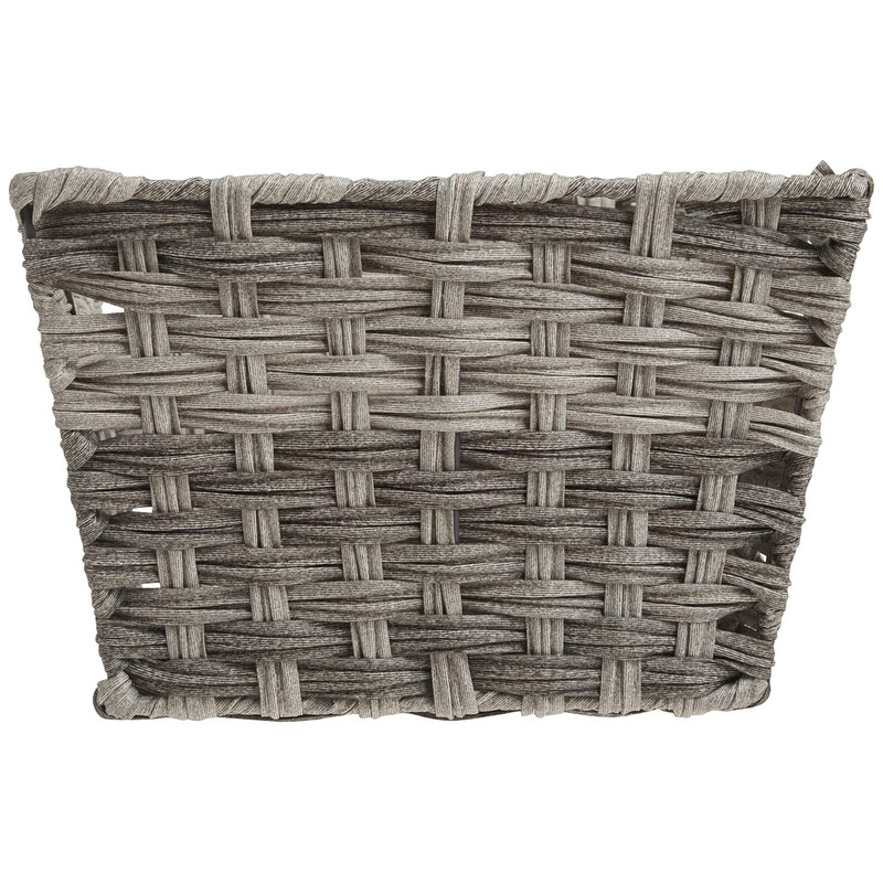 Whitmor Split Rattique Gray Wash Small Tote