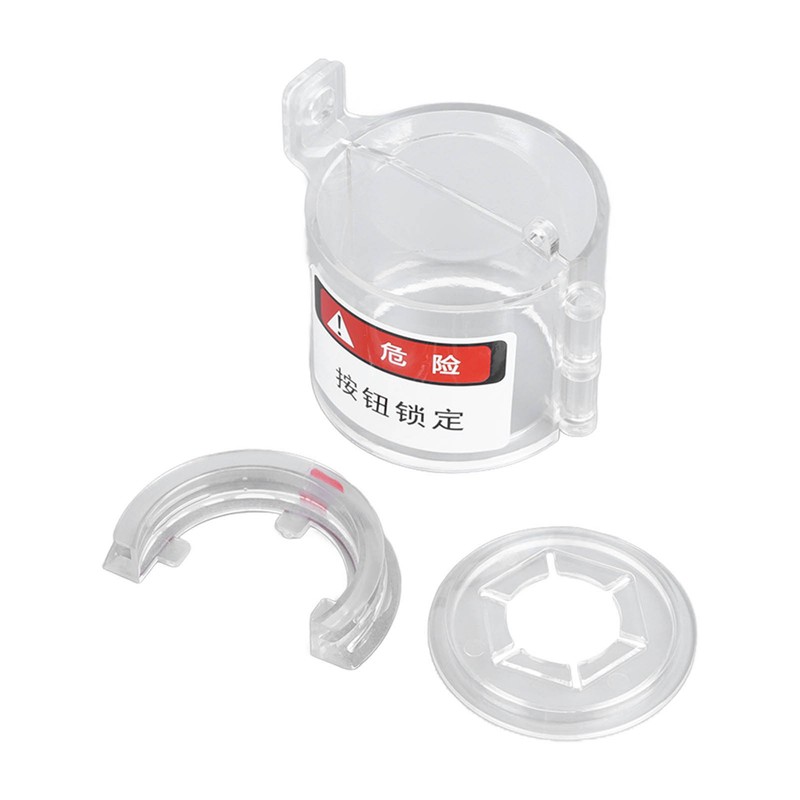 Push Button Switch Guard Case Transparent Impact Resistant Emergency Stop