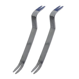 GroveEss 2PCS Stainless Steel Paver Tools,Paver Removal Tool,Silver Paver Extractor Tool Accessories for Garden Lawn Yard Patio Replacing Paver Blocks Car Radio Trim Removing