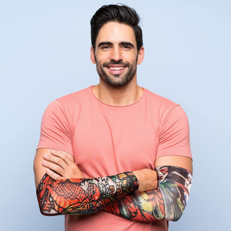 BBTO Tattoo Sleeve Set Fake Sun Cream Arm Warmers Pack