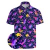 Xdceu Men's Dinosaur Golf Polo Shirt Dinosaur Golf Shirts for