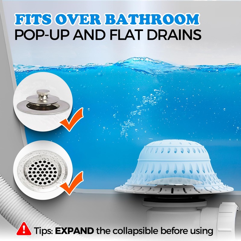 zaa 5 Pcs Bathtub & Shower Drain Hair Catcher, 2