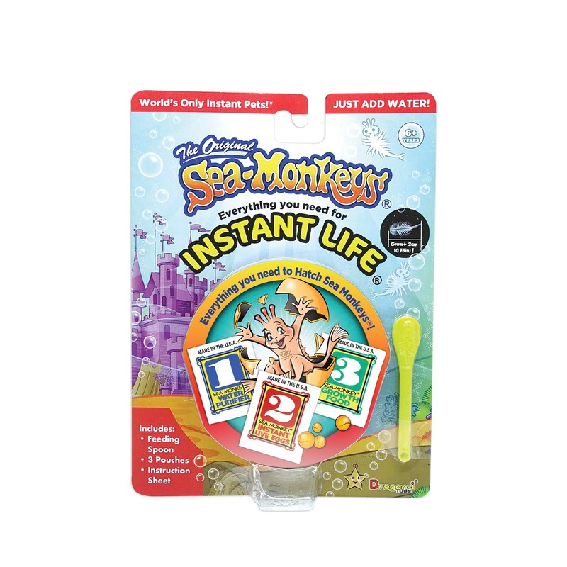 Sea-Monkeys® Instant Life - World's Only Instant Pets® - Ages