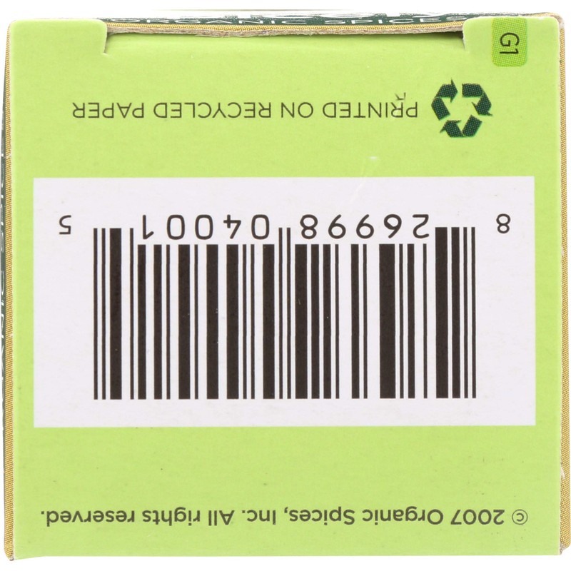 Spicely Organic Basil 0.1 Oz Certified Gluten Free
