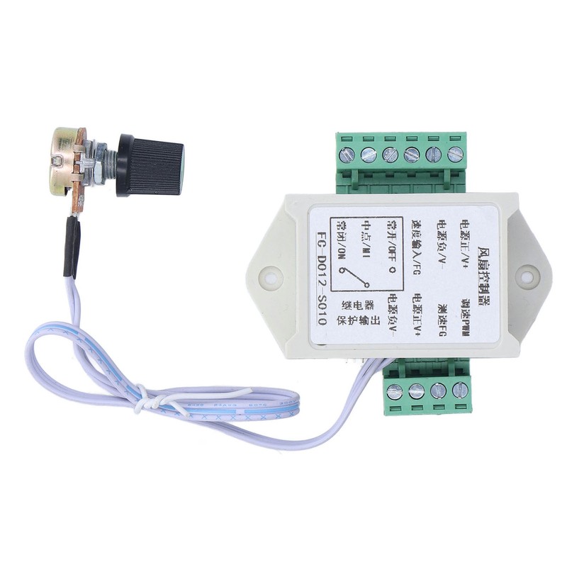 12V 4 Wire PWM Fan Controller Motor Stall Protection Detection