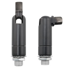 ITROLLE Sloped Ceiling Adapter 2PCS Black Lighting Sloped Ceiling Adapters for Pendant Light Chandelier Track Suspension Accessories