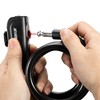 CHENGZI Portable Anti-Theft Bicycle Electric Car Ring Lock Steel Cable