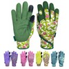 MSUPSAV Gardening Gloves for Gardening,Synthetic Leather Garden Gloves,Work Gloves with