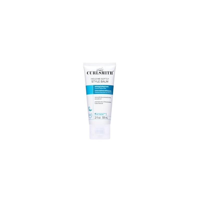 Curlsmith – Bálsamo de estilo suave – Crema vegana para
