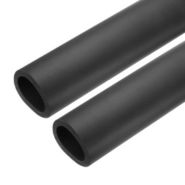 sourcing map 2pcs Pipe Insulation Foam Tube Lagging Insulation 45mm ID 59mm OD 24" Heat Preservation for Antifreeze Insulation, Handle Grip, Black