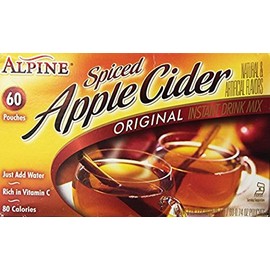 Alpine Spiced Apple Cider Drink Mix, Original, 0.74 oz (180 count)