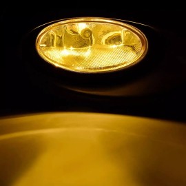Wenqi Fit 2002 2003 2004 Acura RSX Pair Yellow Lens Driving Fog Lights Lamps w/wiring