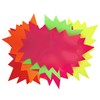 Neon Starbursts Cut-Outs - Perfect for School-Boards, Offices, Memos, Arts